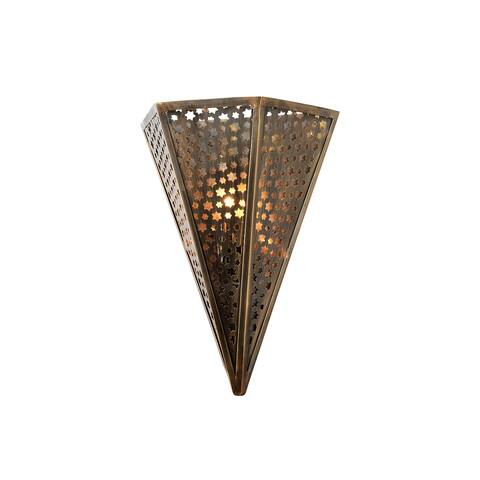 Star Of The East by Martyn Lawrence Bullard 1-Light Old World Bronze Wall Sconce