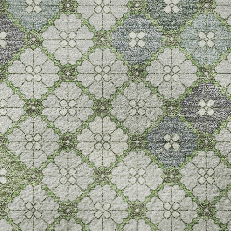 Premium Washable Super Soft Modern Mosaic Mayfield Rug