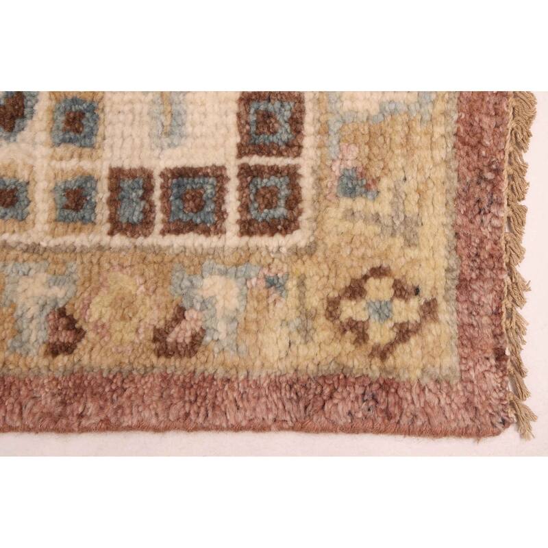 ECARPETGALLERY Hand-knotted Modern Oushak Dark Violet Wool Rug - 8'1 x 10'2