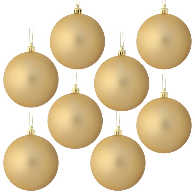 100 MM Shatterproof Plastic Matt Ball Set of 2