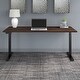 preview thumbnail 53 of 108, Move 60 Series 72W x 30D Height Adjustable Standing Desk Black Walnut/Black Powder Coat