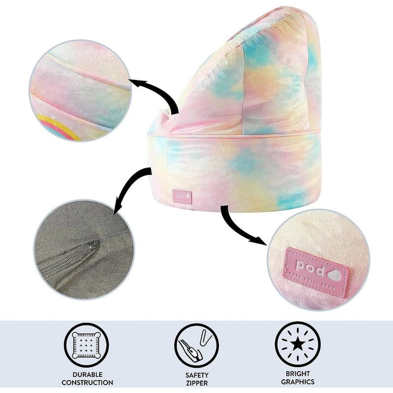Unicorn Round Bean Bag Chair for Kids