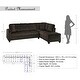 preview thumbnail 9 of 8, Bossa Reversible Sectional Sofa