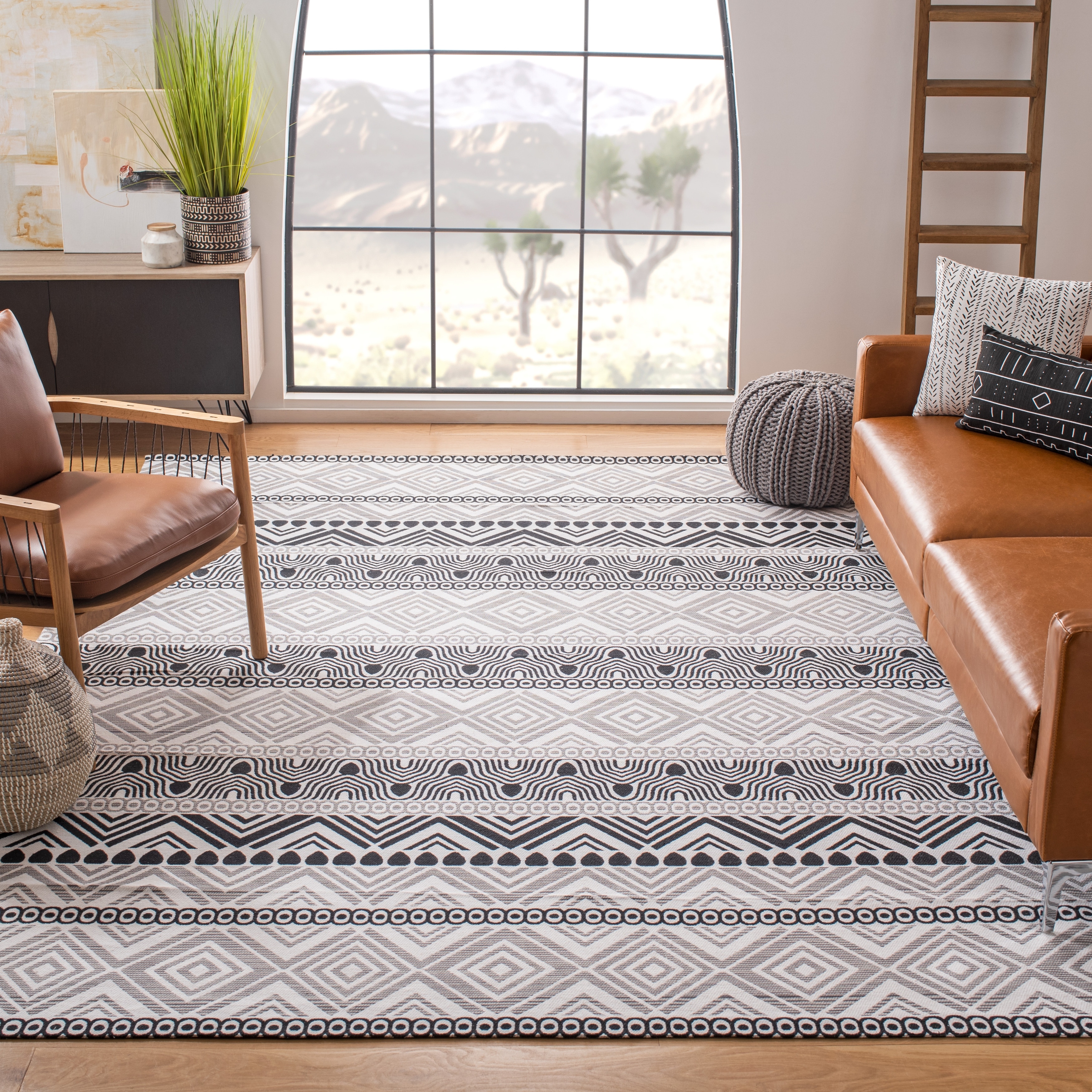 SAFAVIEH Handmade Marbella Noria Cotton Rug