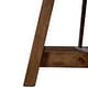 preview thumbnail 6 of 8, Furniture of America Drystan Rustic Brown 72-inch Solid Wood Dining Table