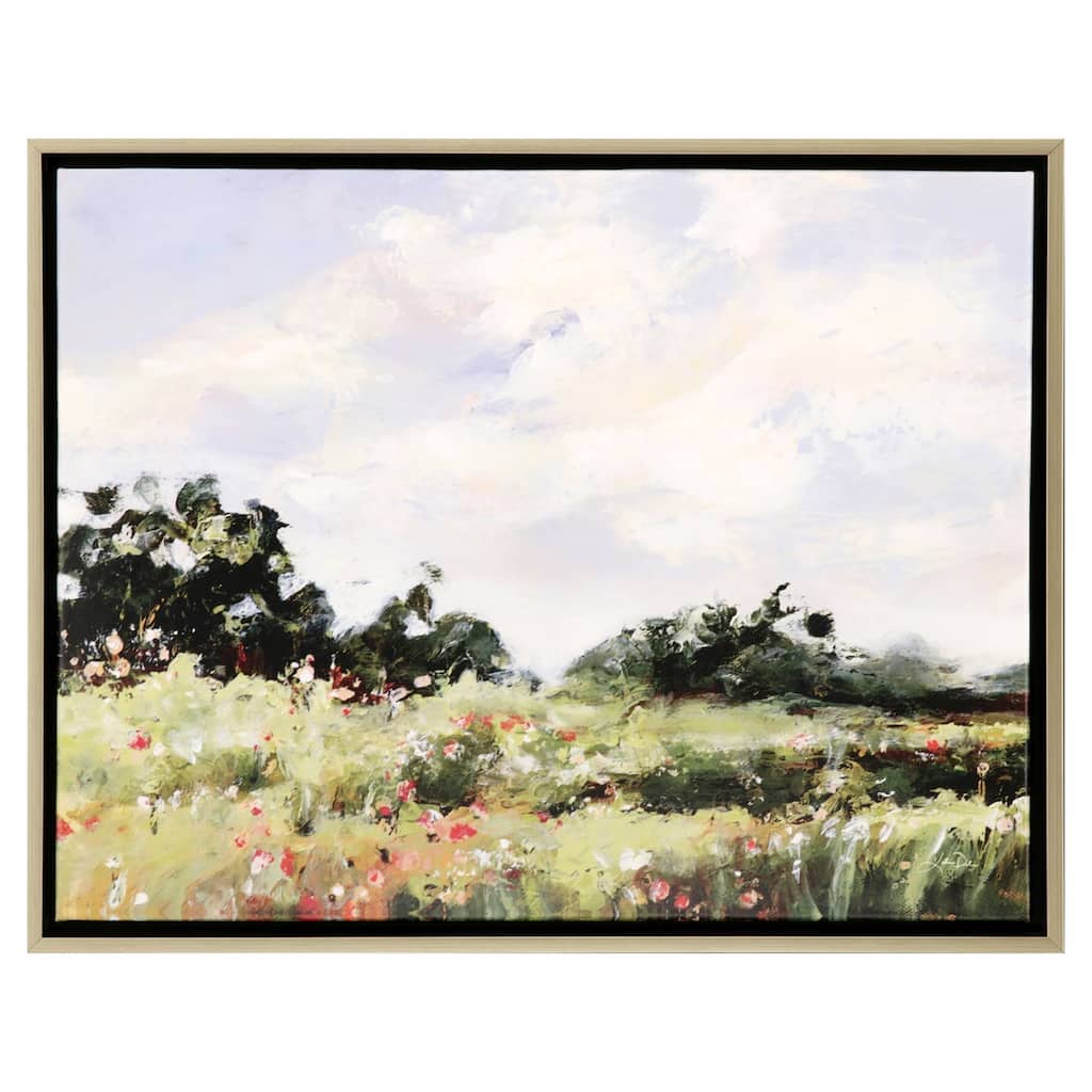 Wild Flower Meadow - Giclee on Canvas
