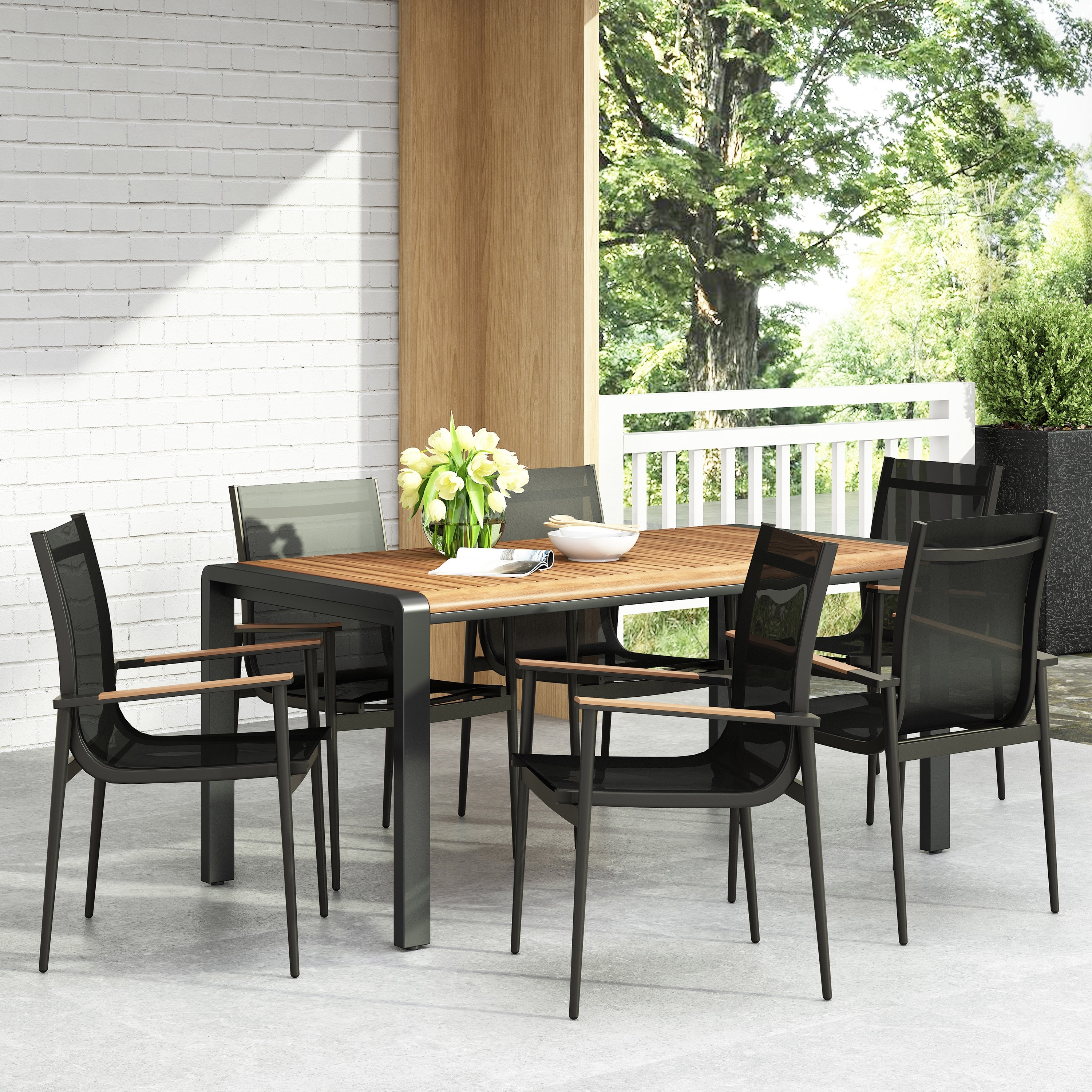 Mesh outdoor dining sets sales