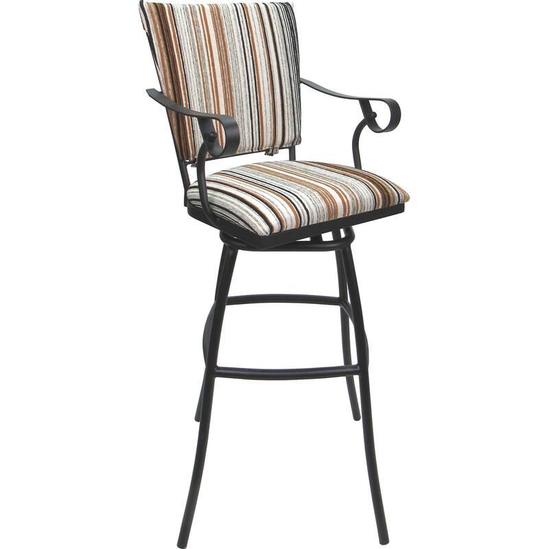 Set of 3 Outdoor Indoor Bar Stool Counter Extra Tall - Jenna PB Arms