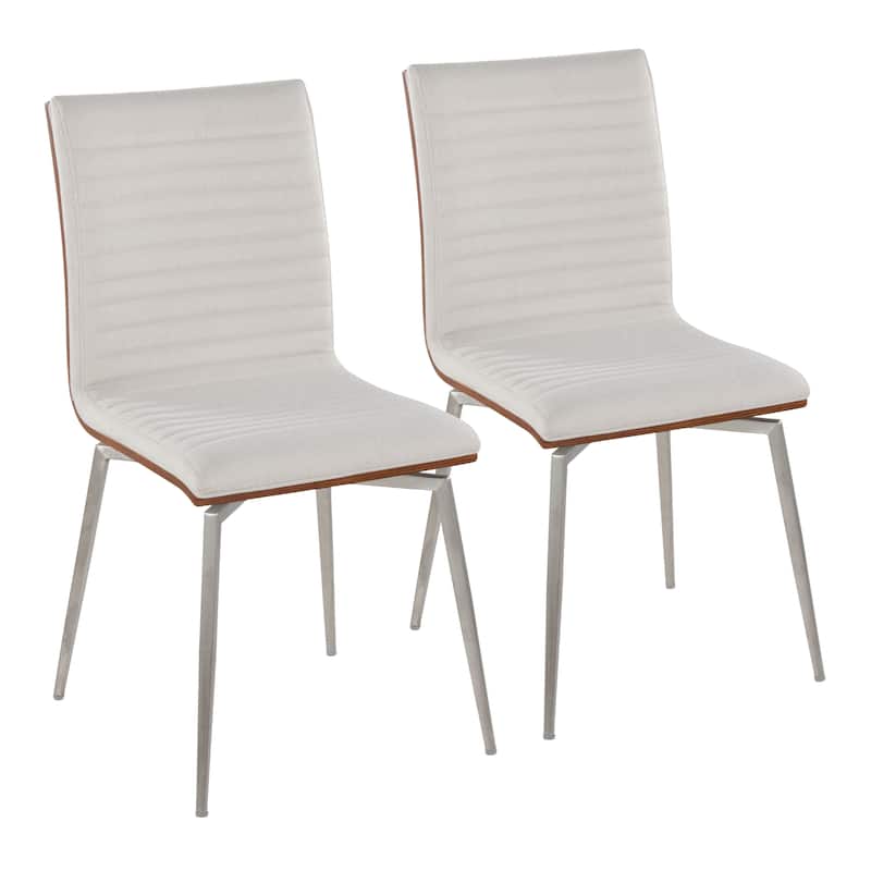 Strick & Bolton Tyra Dining Chair with Swivel (Set of 2)