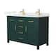 Option Green / Giotto Quartz Top / Brushed Gold Hardware
