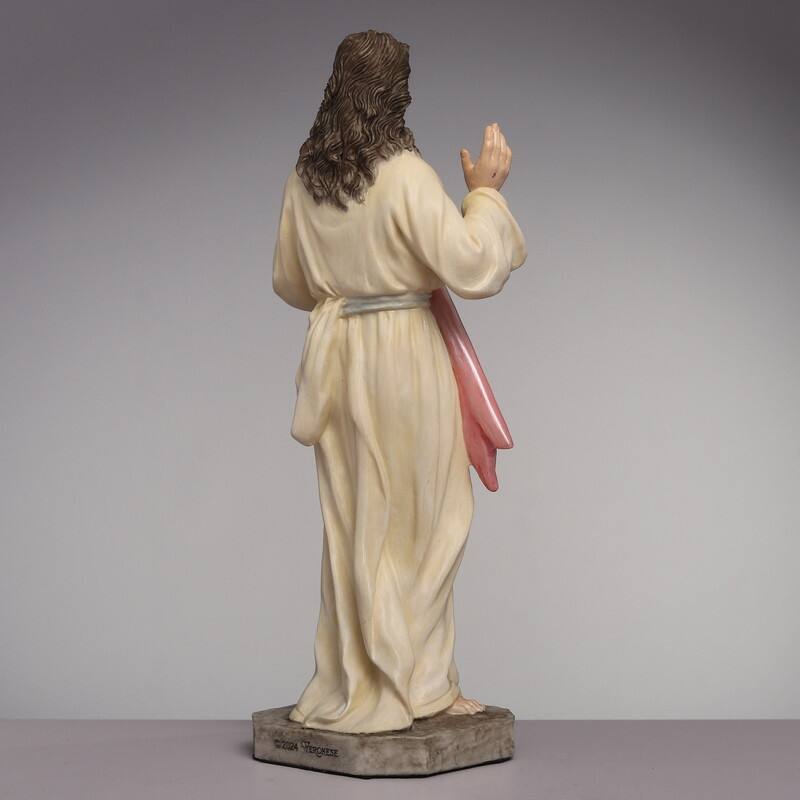 6.3 inches Height Polyresin Jesus Christ Divine Mercy Multicolor Finish Figurine