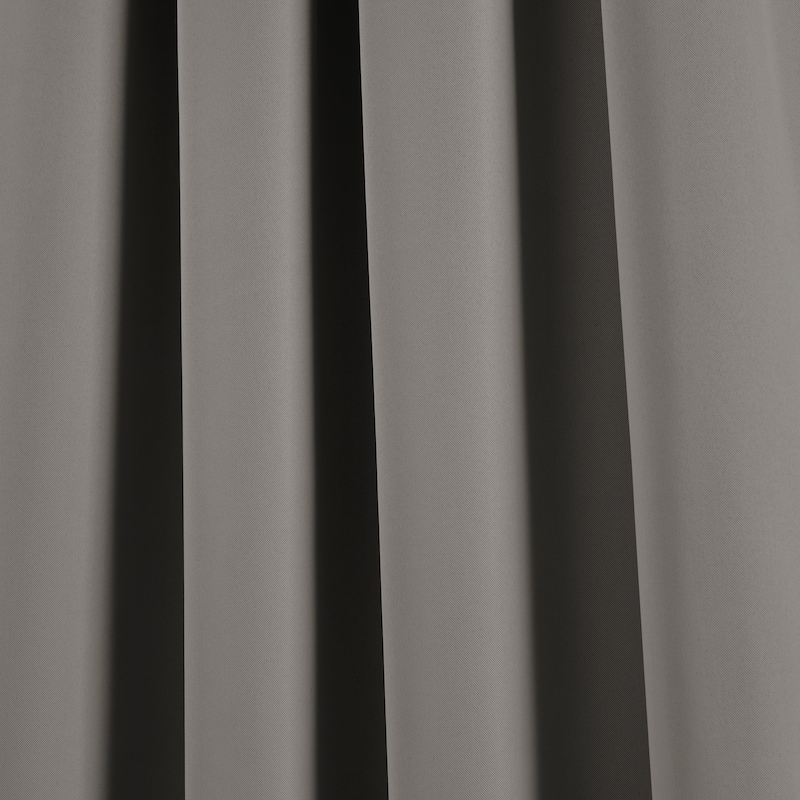 Lush Decor Insulated Rod Pocket Blackout Window Curtain Panel Pair