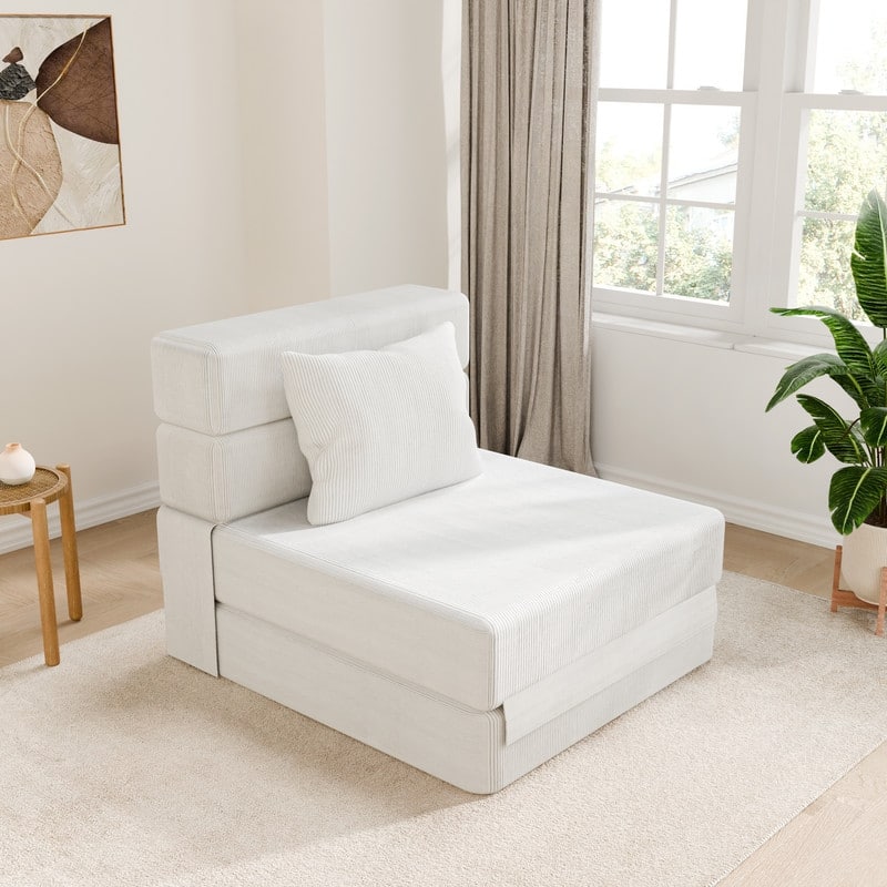 Convertible Compression Corduroy Sectional Sofa