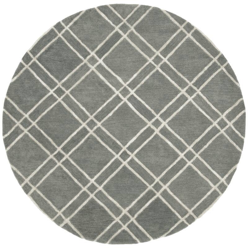 SAFAVIEH Handmade Himalaya Beadwork Modern Wool Rug
