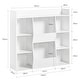 preview thumbnail 2 of 12, Haotian KMB55-W, Children Kids Bookcase Book Shelf Toy Storage Display