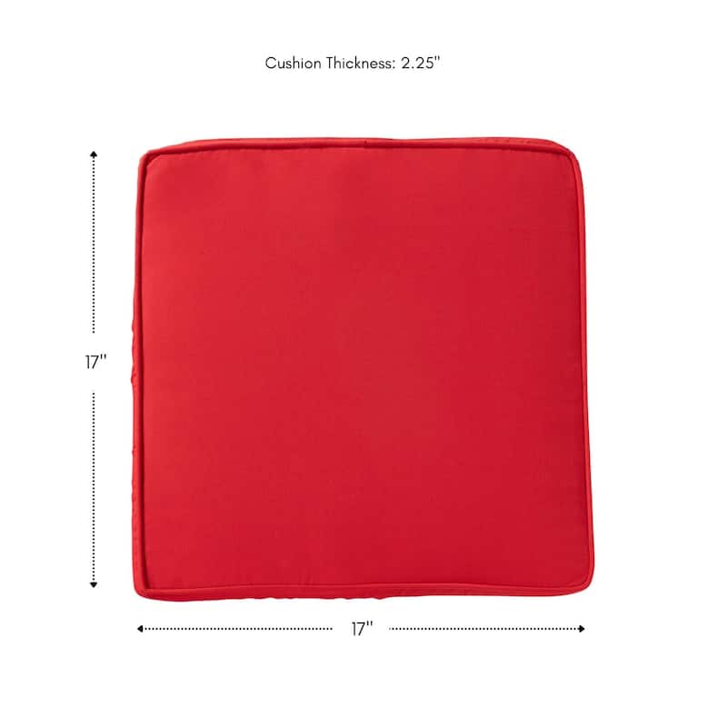 Sunbrella Indoor/ Outdoor 17-inch Square Corded Chair Pad