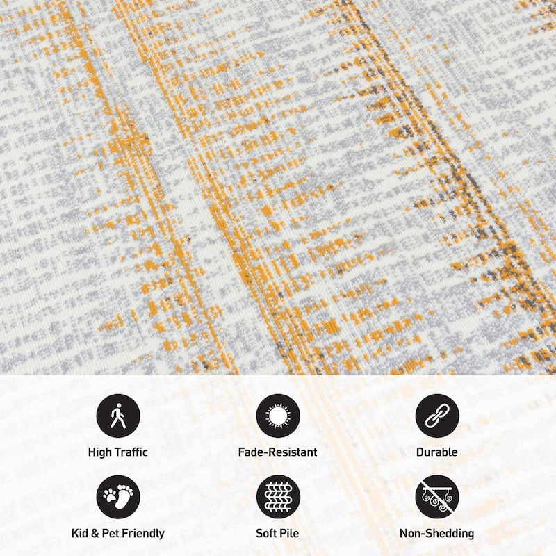 World Rug Gallery Contemporary Bohemian Area rug