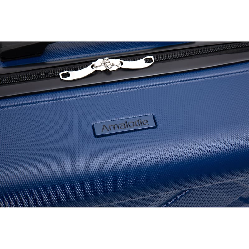 Hardshell Suitcase with Spinner Wheels ABS Luggage Sets Lightweight Durable Suitcase