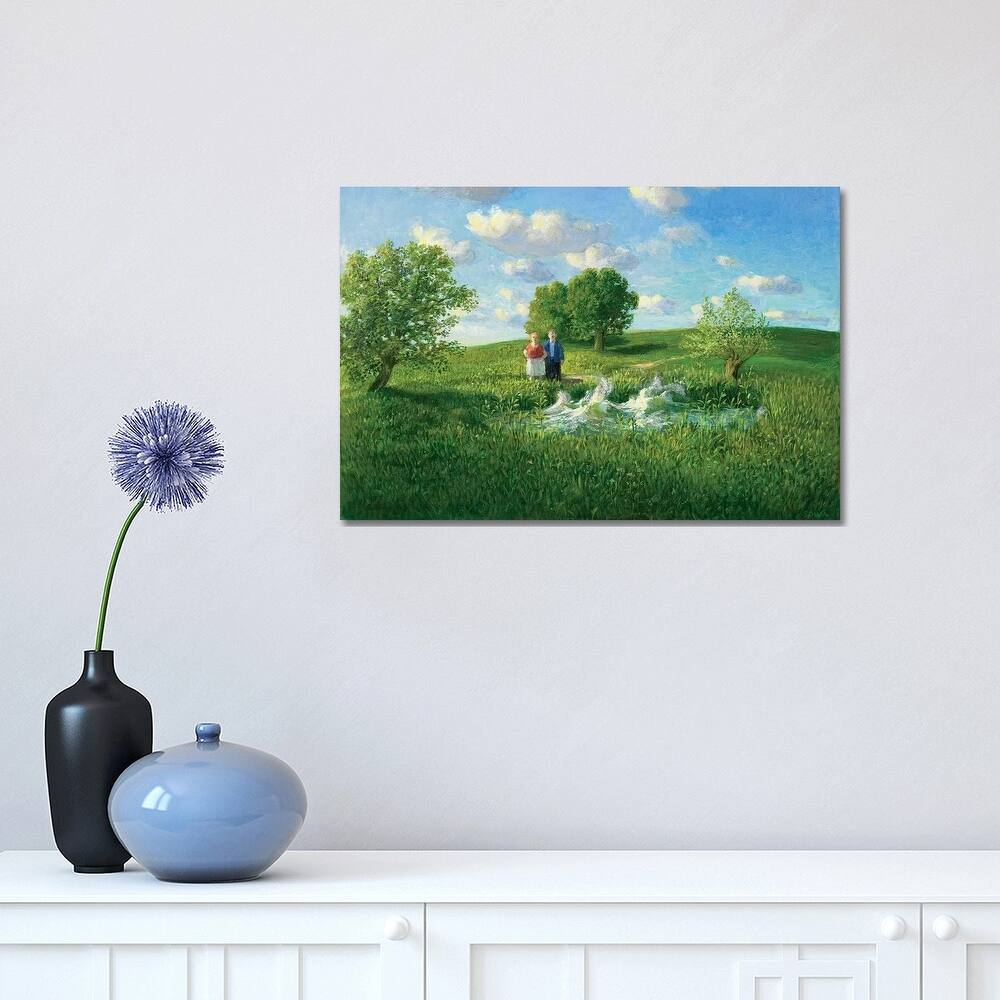 iCanvas "Restless Pond" by Michael Sowa Canvas Print