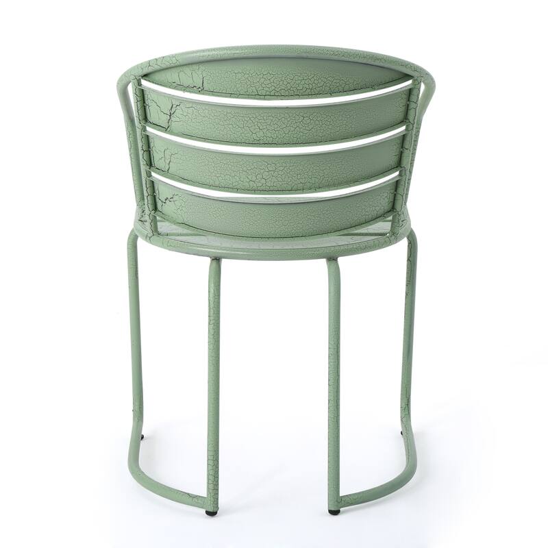 Outdoor Modern Dining Table Chairs Set of 3 Oval Table Coffee Table Poolside Table with 2 Arm Chairs Patio Dining Set