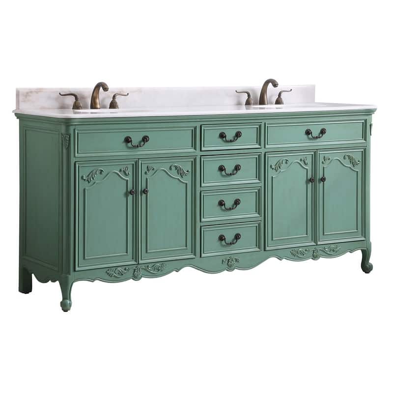 72" Double Bathroom Vanity Sink