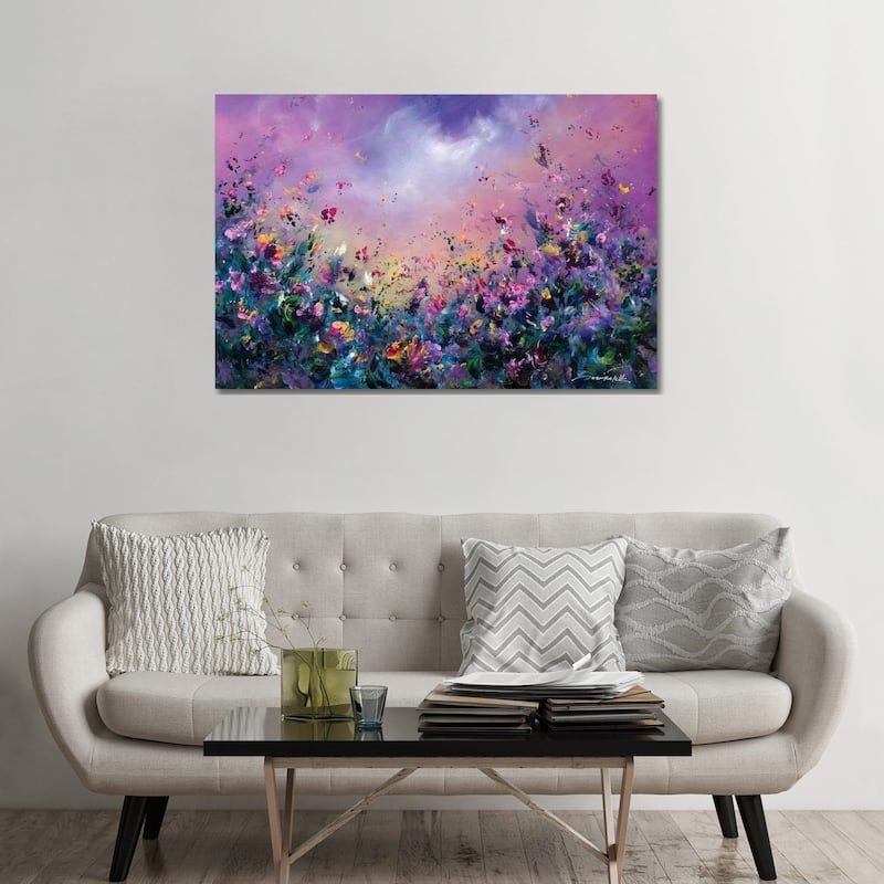 iCanvas "Rainbow Meadow" by Jaanika Talts Canvas Print - 32x48x1.5