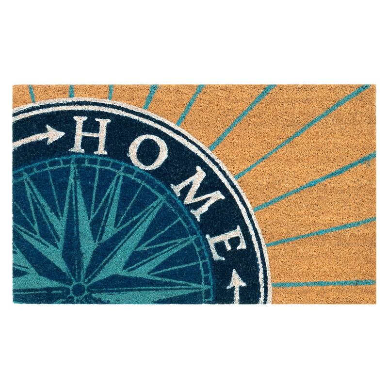 Liora Manne Natura Compass Outdoor Mat Natural 2' x 3'