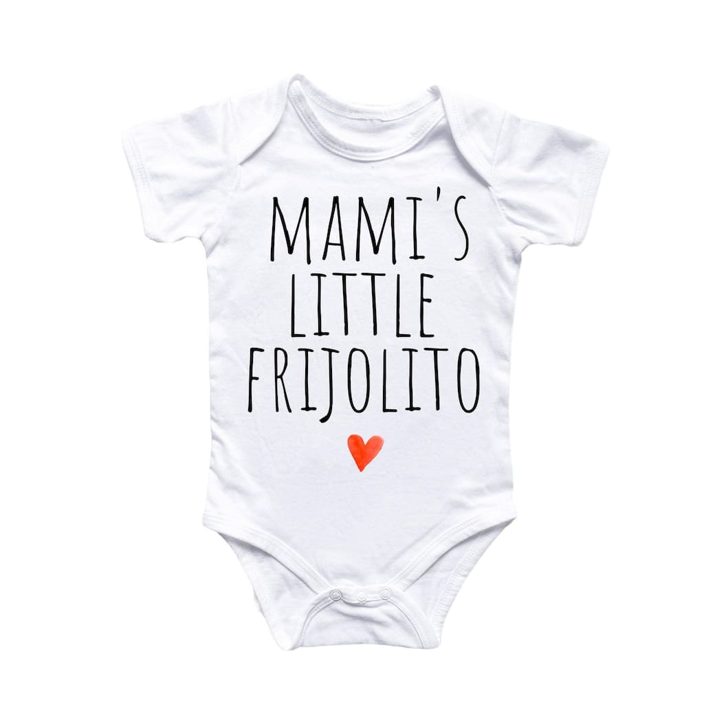 Mommy's Little Frijolito - Baby Boy Girl Clothes Infant Bodysuit Funny Cute Newborn 17