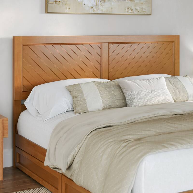 Clayton Platform Bed with Panel Footboard and Twin XL Trundle