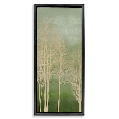 Stupell Subtle Ombre & Tree Framed Floater Canvas Wall Art Design By Kate Bennett