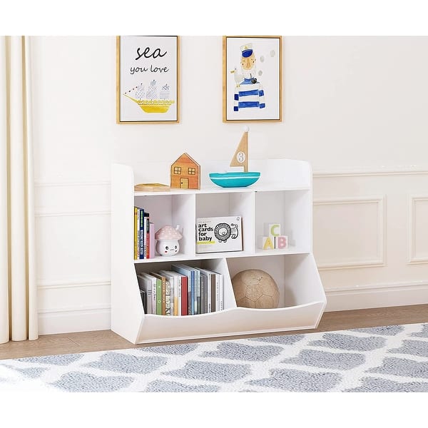 UTEX Toy Storage Organizer with Bookcase for Books,Toys On Sale Bed