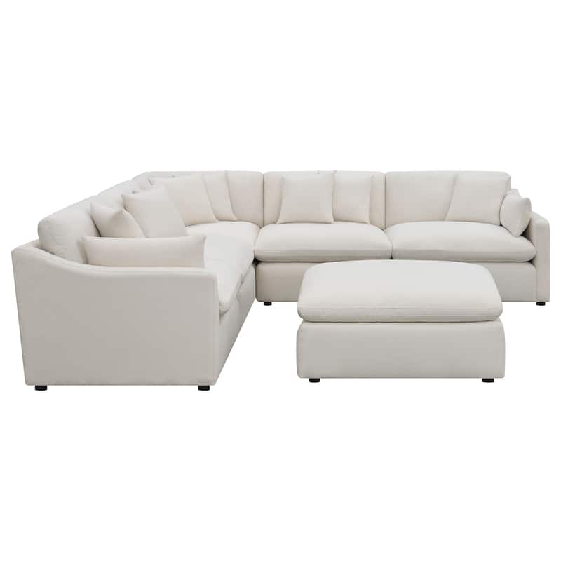 Hobson 6-piece Upholstered Modular Sectional Sofa