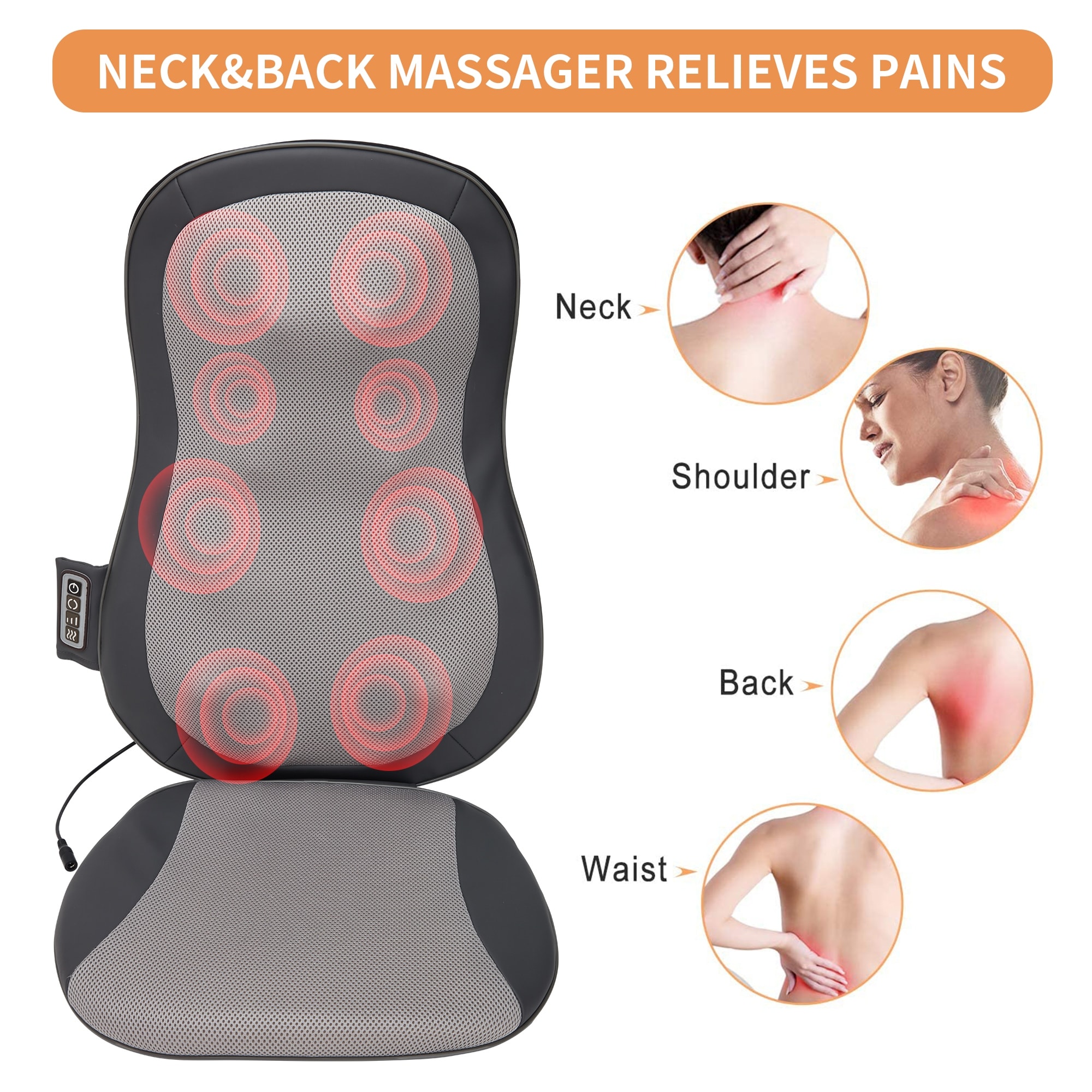12 massage nodes full set massage pad Thai massage car cushion