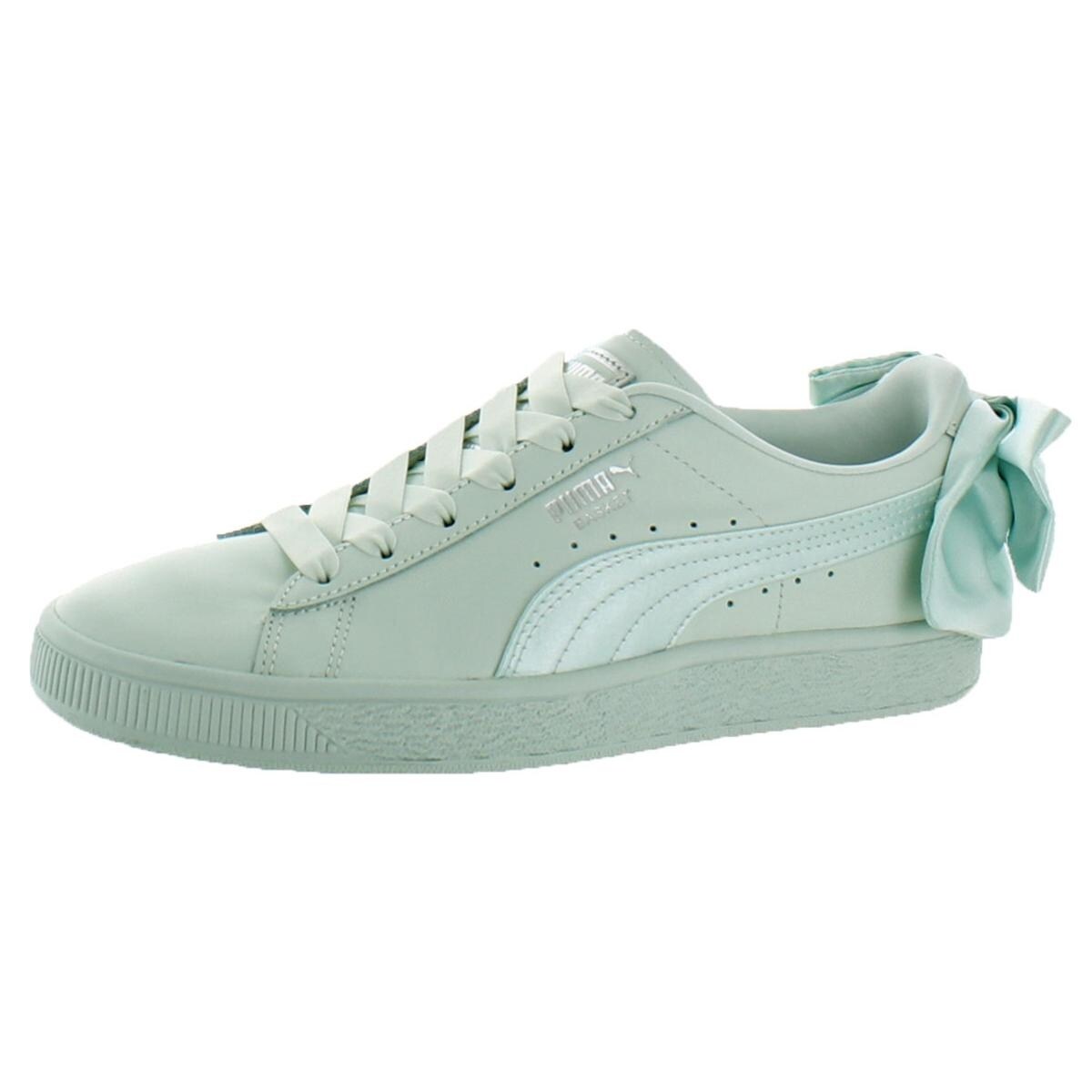 Shop Puma Womens Basket Bow Fashion Sneakers Leather Classic