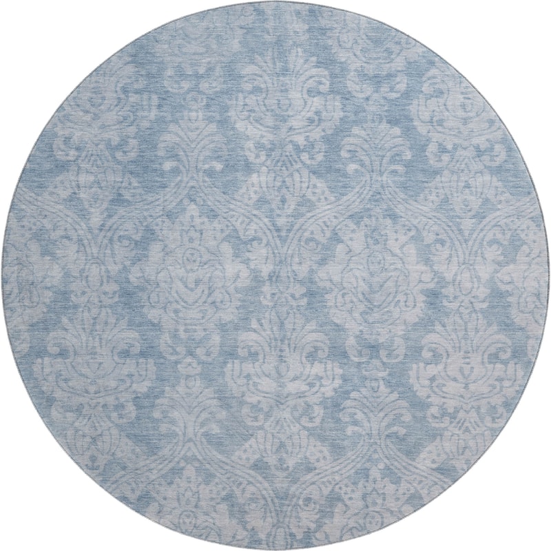 Premium Washable Super Soft Traditional Damask Mayfield Rug