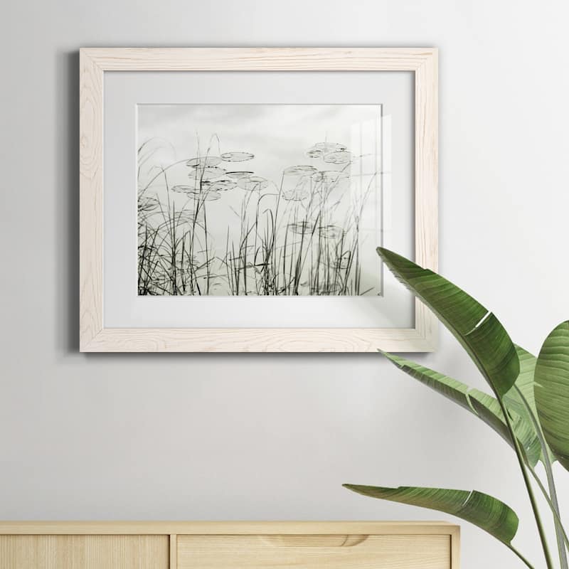 Silver Lake Lilies-Premium Framed Canvas - Ready to Hang