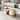 51 Inches Oval Faux Marble Coffee Table For Living Room With Stainless Steel Base