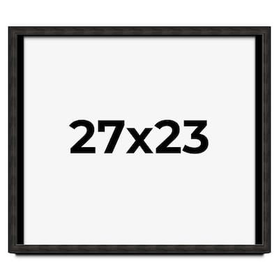 27x23 Shadow Box Black Rustic Barnwood Display Frame | 1.125 Inch