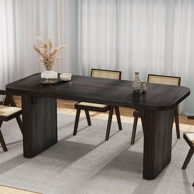 62.99'' W Modern Executive Desk Simple Computer Desk with Engineered Wood Top and Legs