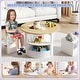 preview thumbnail 15 of 18, Costway 5 Piece Kids Play Table and Chairs Set Round Nesting Table - See Details