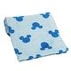 preview thumbnail 3 of 4, Lambs & Ivy Disney Baby Forever Mickey Mouse Blue Soft Fleece Baby Blanket