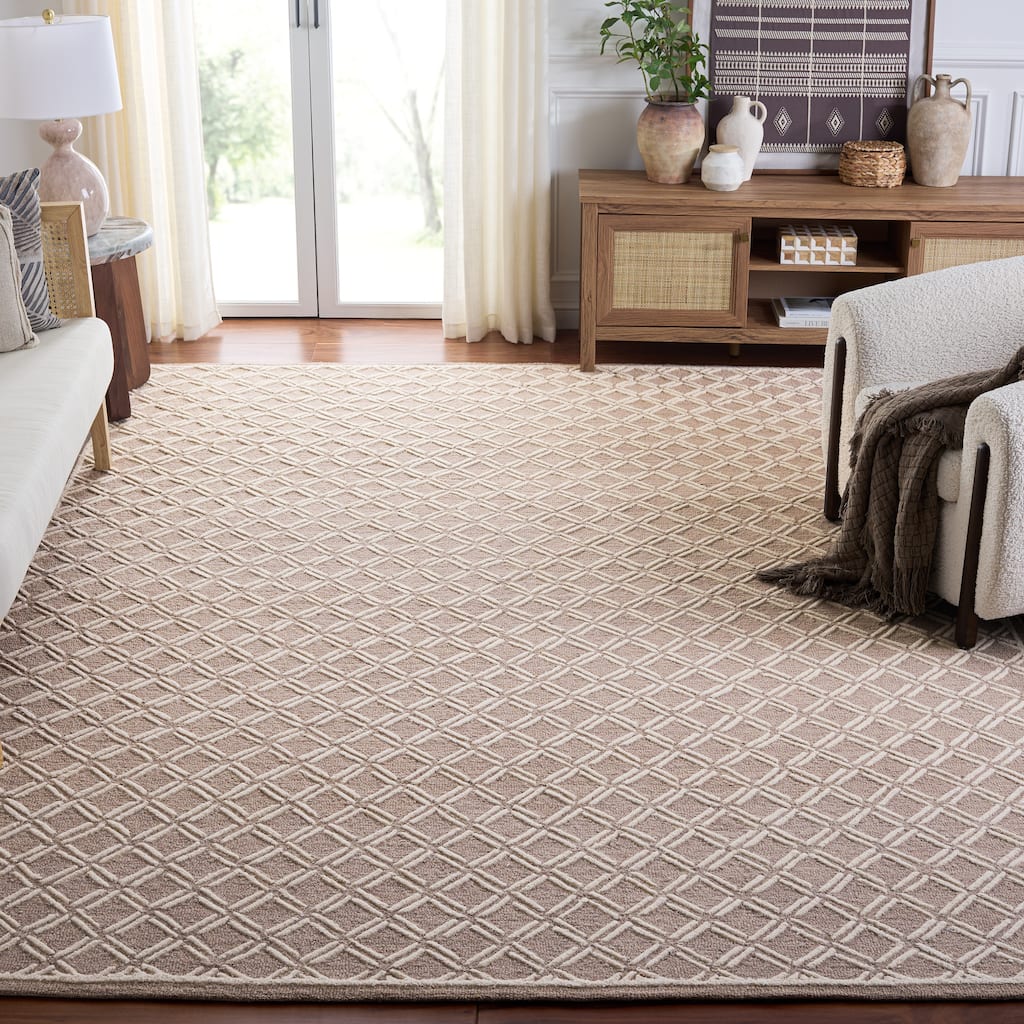 SAFAVIEH Handmade Genre Haifa Geometric Wool Rug