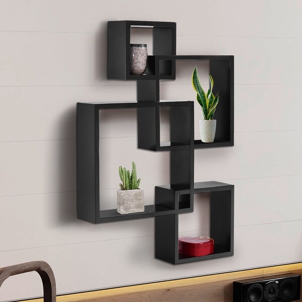 Floating Wall Mounted Shelf Cube Storage Display Shelves Home