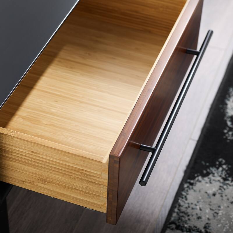 Landon 1 Drawer Nightstand, Crimson