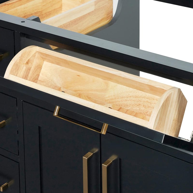 Ariel T042S-BC Hepburn 42" Single Free Standing Vanity Cabinet Only