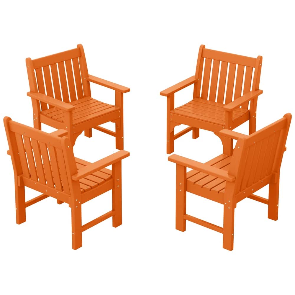 Laguna Outdoor Dining Poly Garden Arm Chair (Set of 4)