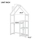 preview thumbnail 23 of 32, House-shaped Wooden writing Desk,Kids study Table,Bookshelf & Toy Storage