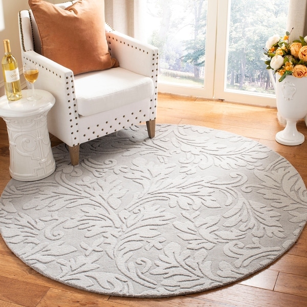 Safavieh Handmade Impressions Yulisa Modern Scrolls Wool Rug. Opens flyout.