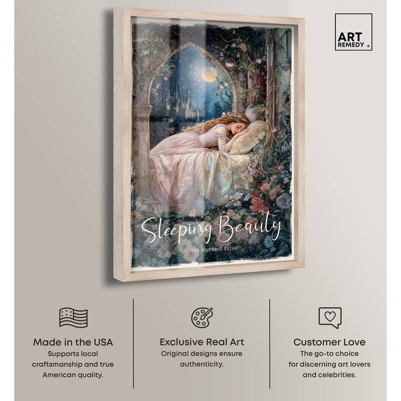 Classic Sleeping Beauty Shadowbox by Art Remedy