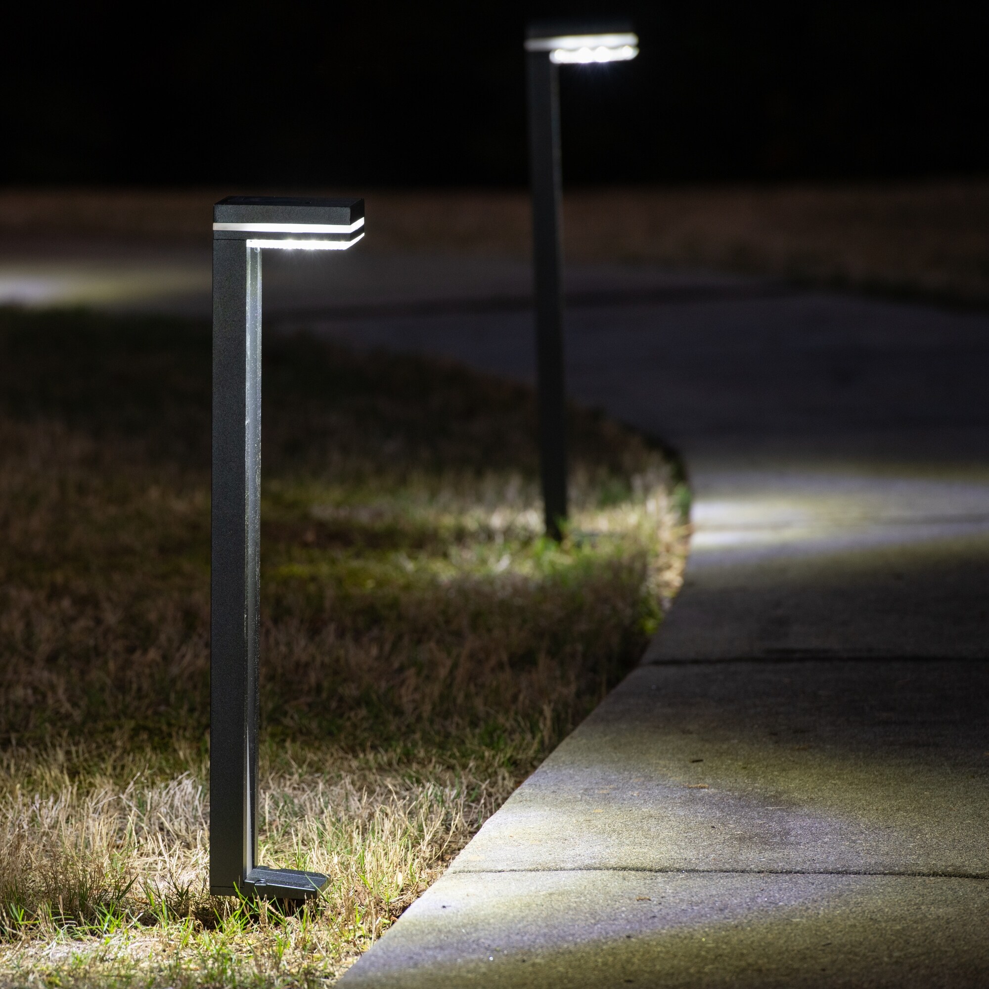 Modern solar landscape lighting on sale
